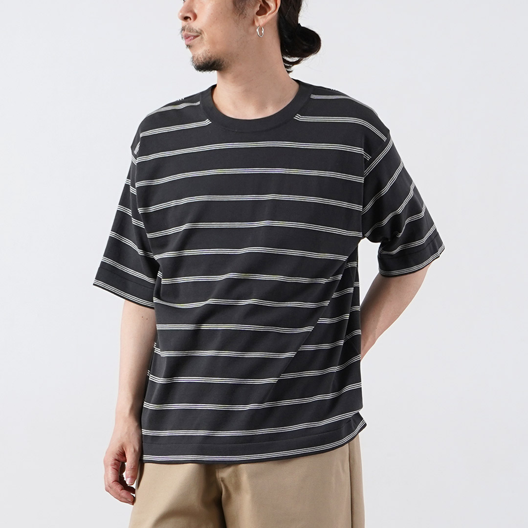 RYE TENDER（ライテンダー） センターティー ストライプ Tシャツ / メンズ 半袖 | RYE TENDER | 05