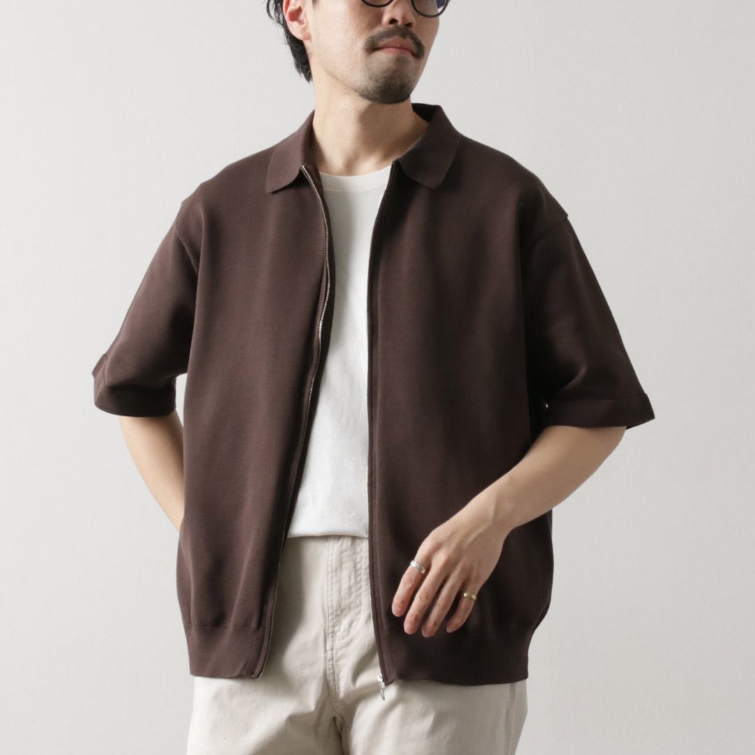 RYE TENDER（ライテンダー） へスターシャツ / 半袖 ニット フルジップ トップス 羽織 メンズ HESTER SHIRTS | RYE TENDER | 02