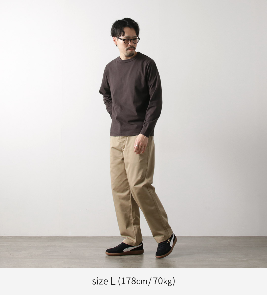 Healthknit（ヘルスニット） トンプキンス クルーネック ロング
