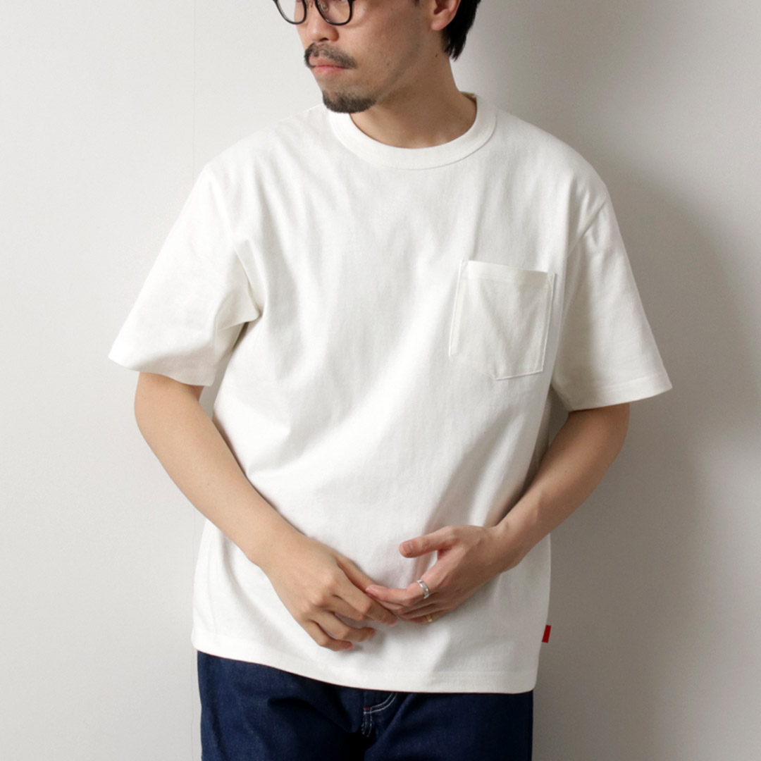 HEALTHKNIT（ヘルスニット） マックスウエイト 9oz クルーネック ショートスリーブ ポケットTシャツ / ヘビーウェイト 袖 メンズ | Healthknit | 01
