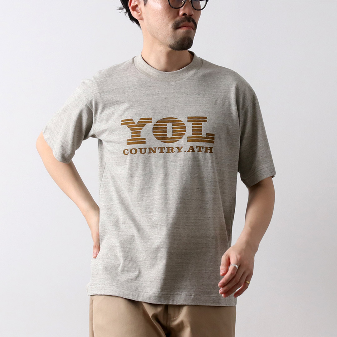 UNDYED（アンダイド） 無染色オーガニックコットン プリントTシャツ YOL / メンズ 半袖 綿 日本製 | UNDYED | 02