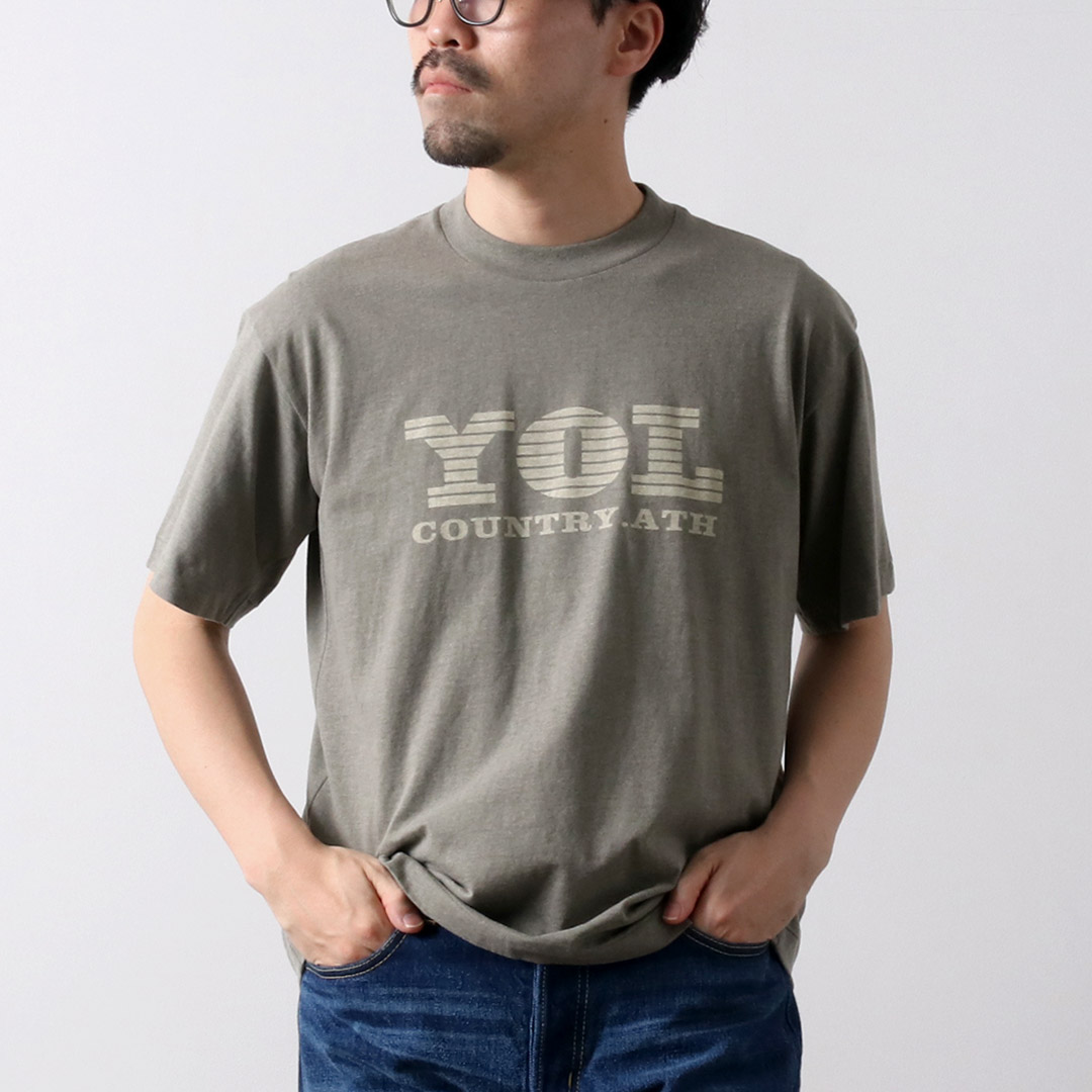 UNDYED（アンダイド） 無染色オーガニックコットン プリントTシャツ YOL / メンズ 半袖 綿 日本製 | UNDYED | 03