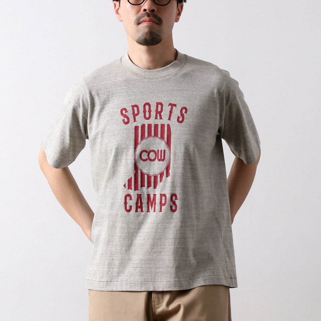 UNDYED（アンダイド） 無染色オーガニックコットン プリントTシャツ SPORTS CAMPS / メンズ 半袖 綿 日本製 | UNDYED | 02