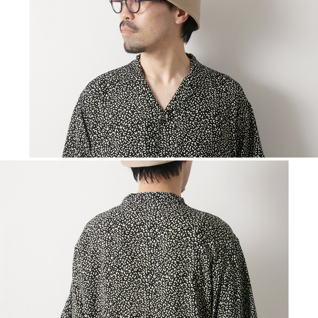 TOWN CRAFT / 半袖シャツ/L/コットン/総柄 TOWNCRAFT（タウンクラフト） レーヨン ビーチシャツ / メンズ シャツ