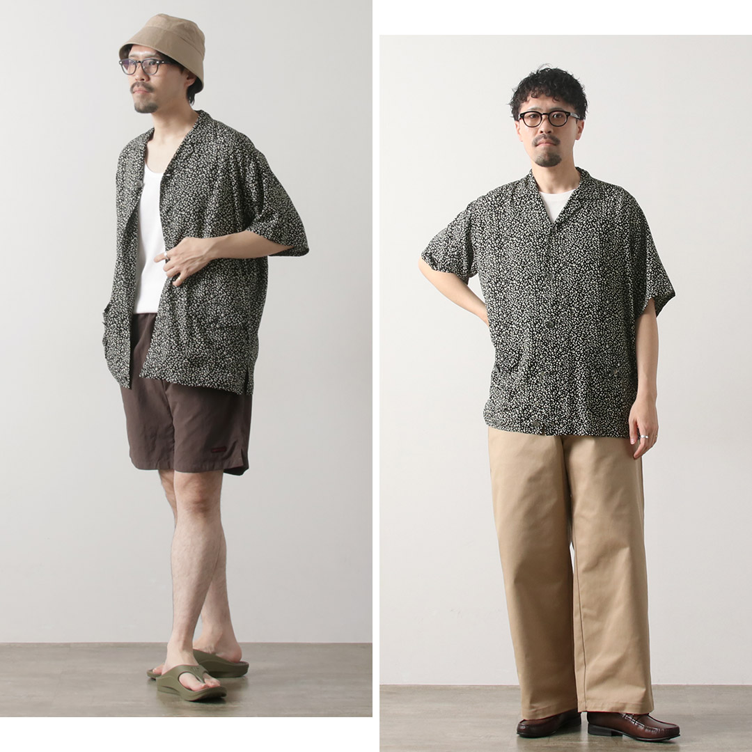 TOWNCRAFT（タウンクラフト） レーヨン ビーチシャツ / メンズ シャツ