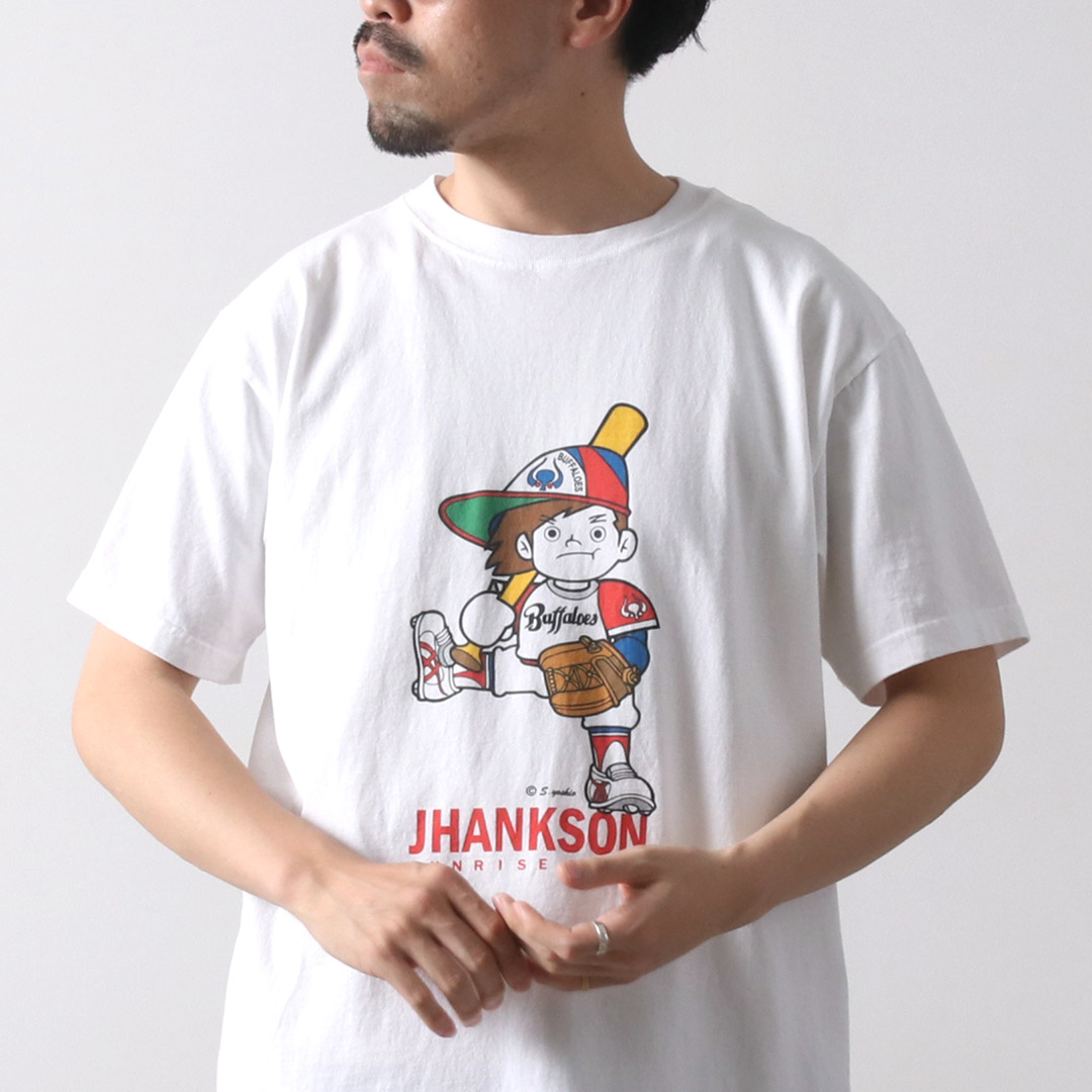 JHANKSON（ジャンクソン） バッファくんTシャツ / 半袖 プリント 野球 アメカジ メンズ 綿 コットン | JHANKSON | 01