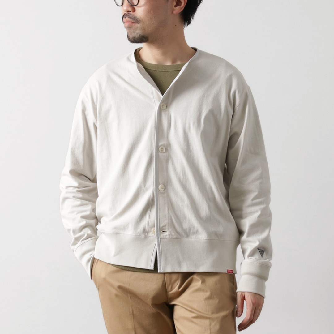 HEALTHKNIT（ヘルスニット）×RAG 別注 カーディガン オープンエンド ドライジャージ 抗菌・防臭加工 速乾 / クルーネック | Healthknit | 01