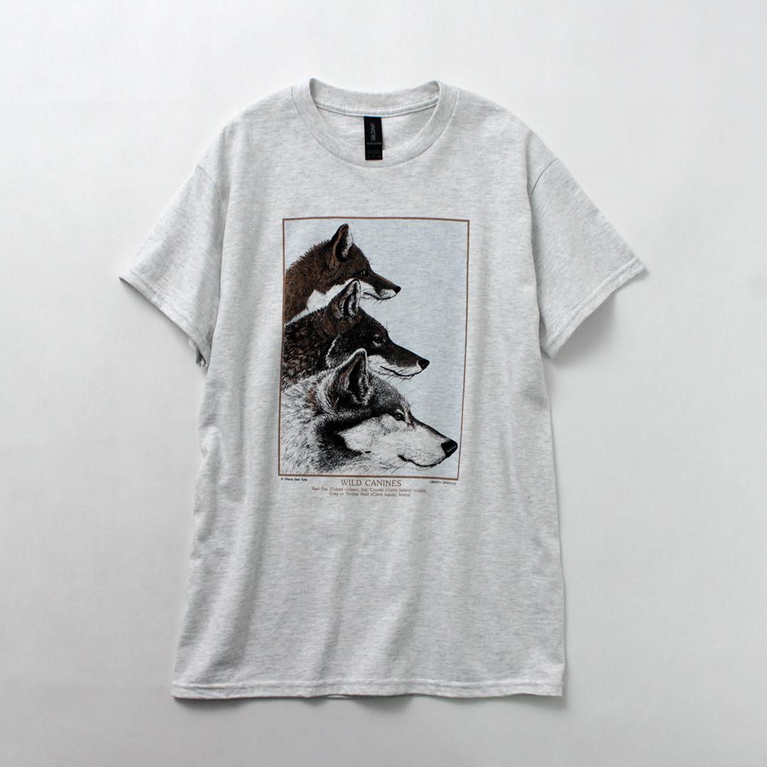 LIBERTY GRAPHICS（リバティ グラフィックス） ワイルド アニマル プリント TEE / カットソー 半袖 ユニセックス | LIBERTY GRAPHICS | 01