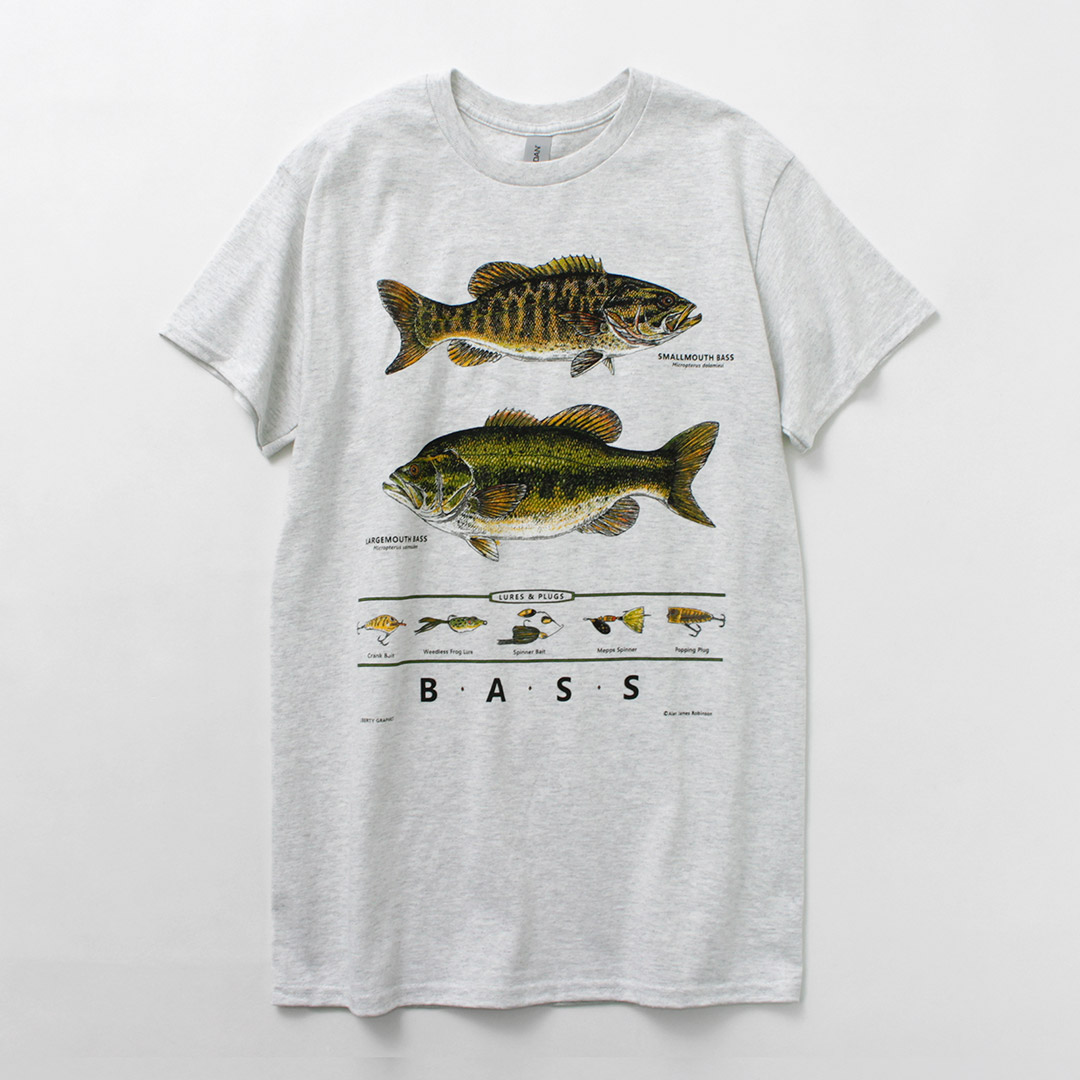LIBERTY GRAPHICS（リバティ グラフィックス） フィッシュ プリント Tシャツ / カットソー 半袖 ユニセックス 魚 サメ トラウト | LIBERTY GRAPHICS | 02
