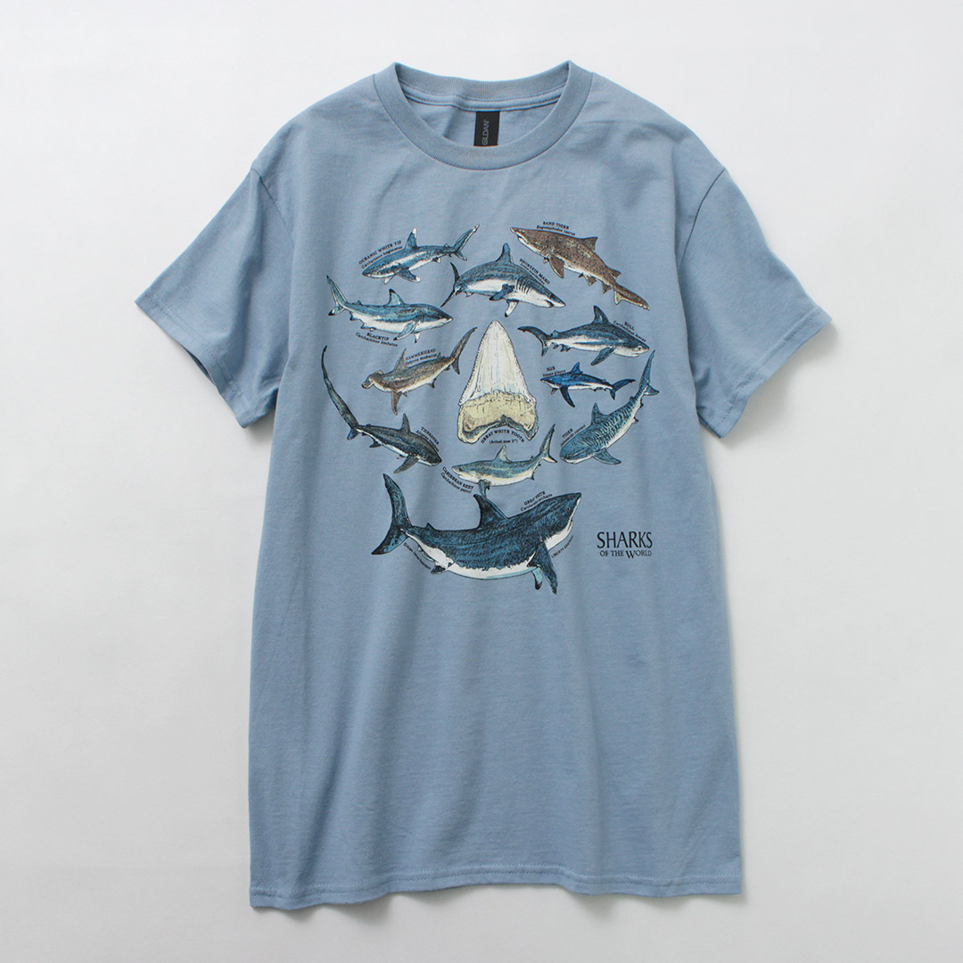 LIBERTY GRAPHICS（リバティ グラフィックス） フィッシュ プリント Tシャツ / カットソー 半袖 ユニセックス 魚 サメ トラウト | LIBERTY GRAPHICS | 03