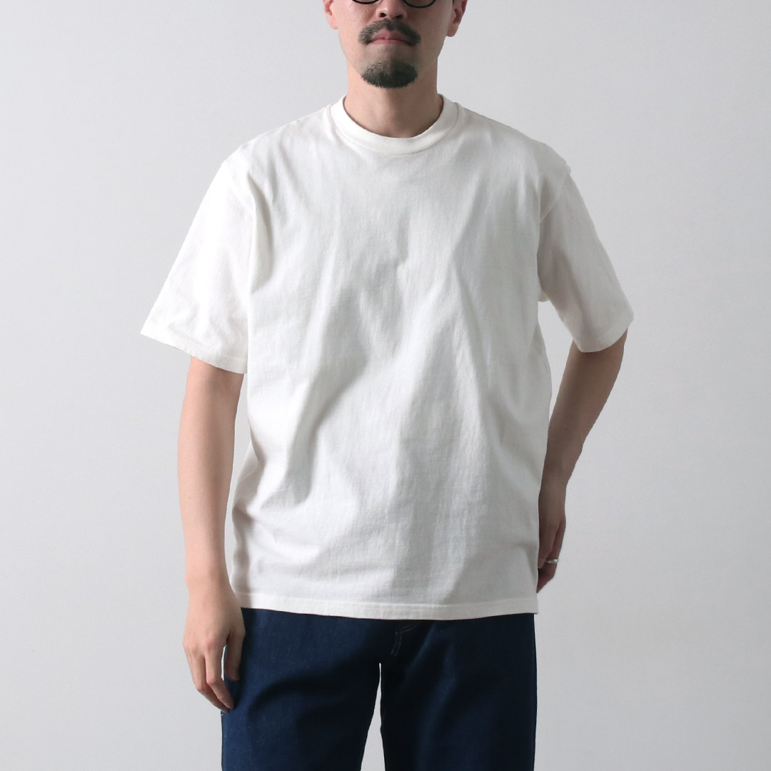 FLISTFIA（フリストフィア） 吊り編み クルーネックTシャツ / メンズ 半袖 無地 日本製 | FLISTFIA | 01