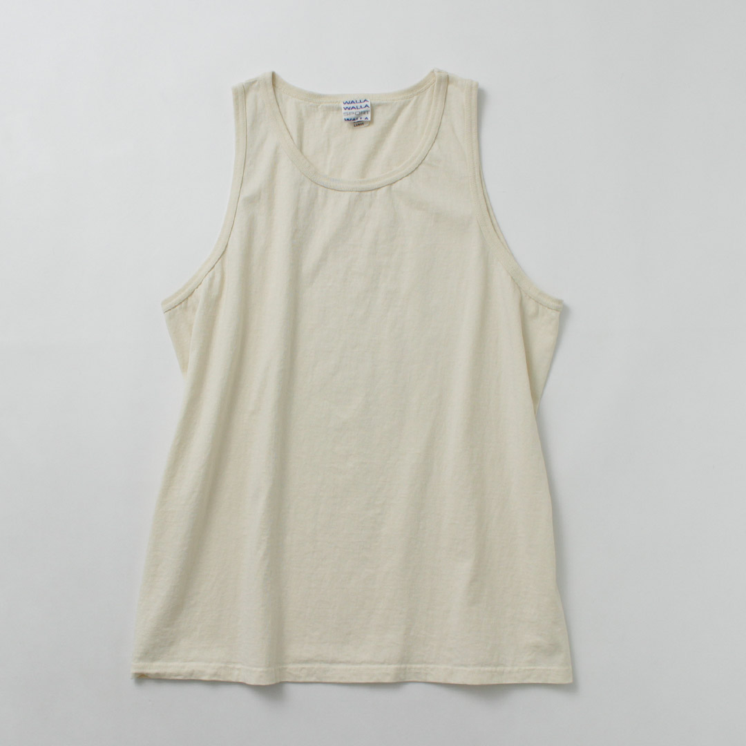 WALLA WALLA SPORT（ワラワラスポーツ） ソリッド タンクトップ / メンズ ノースリーブ コットン 綿 | WALLA WALLA SPORT | 02