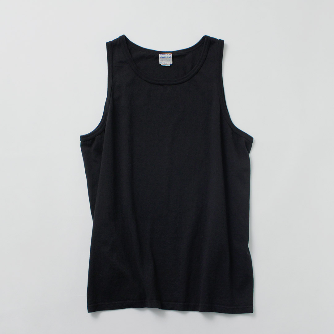 WALLA WALLA SPORT（ワラワラスポーツ） ソリッド タンクトップ / メンズ ノースリーブ コットン 綿 | WALLA WALLA SPORT | 04