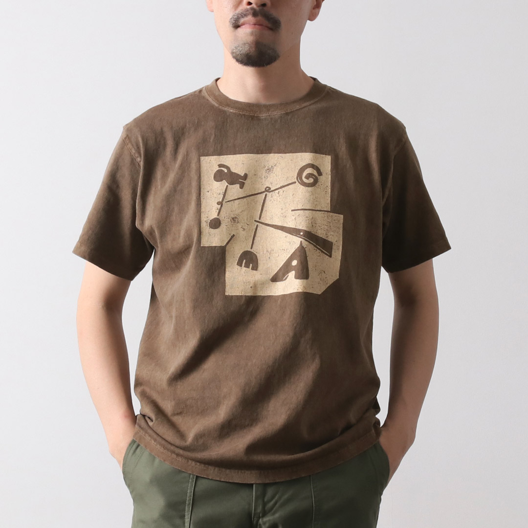 GOOD ON（グッドオン） モバイルアート Tシャツ / メンズ 半袖 アートTシャツ コットン ピグメントダイ 日本製 | GOOD ON | 02