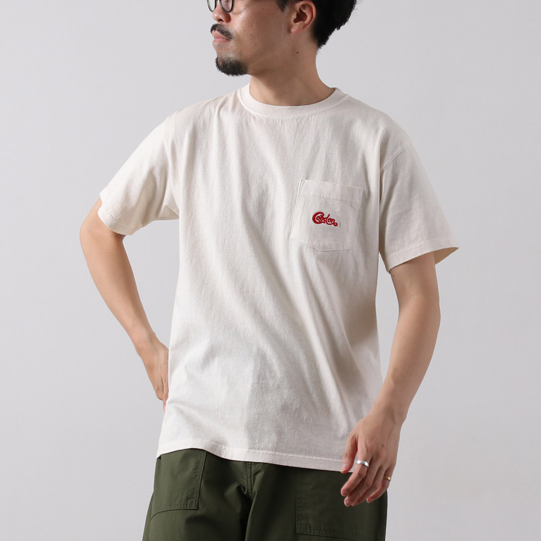 GOOD ON（グッドオン） グッドオン Cロゴ刺繍 Tシャツ / メンズ ポケT 半袖 プリント 日本製 GOOD ON C-LOGO EMB S/S TEE | GOOD ON | 01
