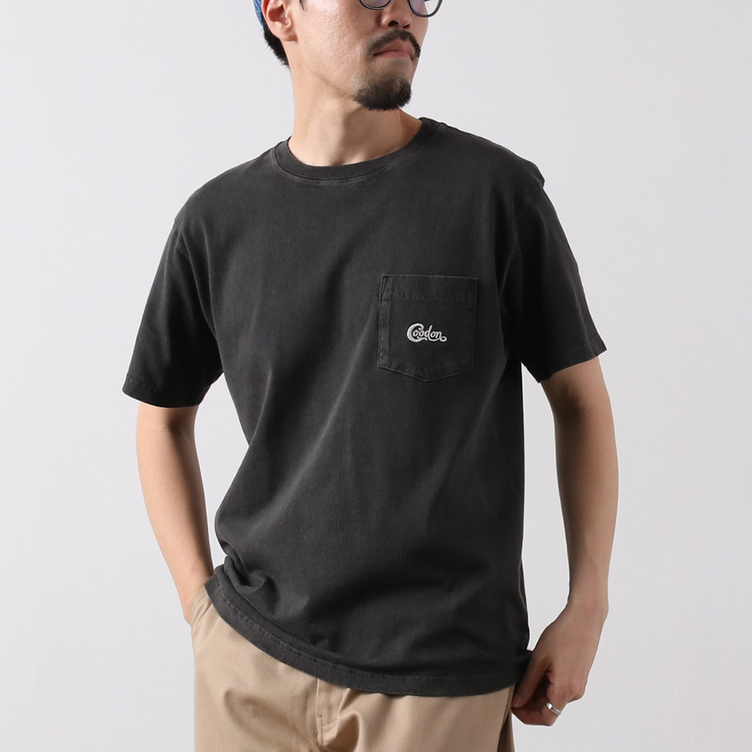 GOOD ON（グッドオン） グッドオン Cロゴ刺繍 Tシャツ / メンズ ポケT 半袖 プリント 日本製 GOOD ON C-LOGO EMB S/S TEE | GOOD ON | 02