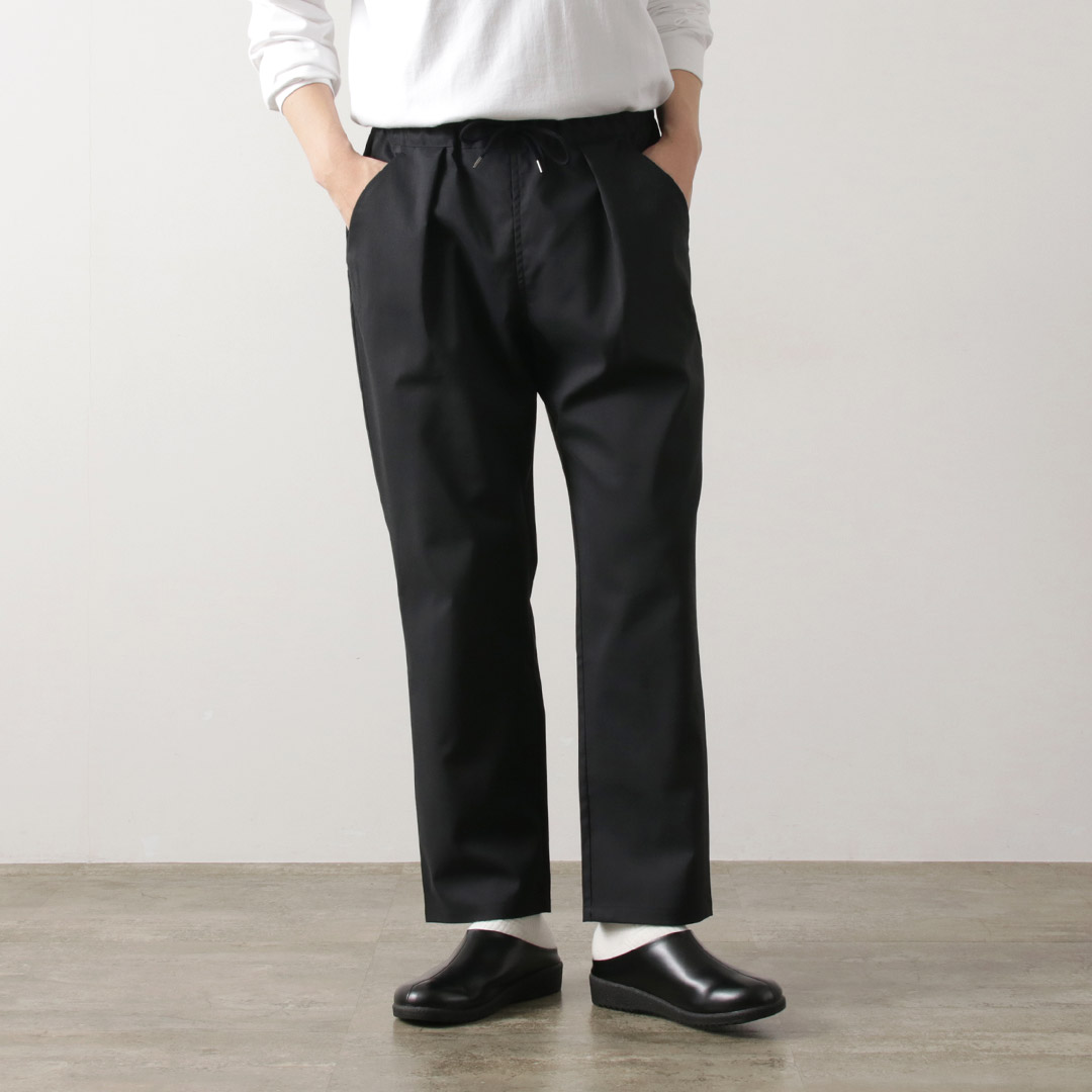 RE MADE IN TOKYO JAPAN（アールイーメイドイントウキョウジャパン） ラミーソロテックスツイル タックパンツ / メンズ | Re made in tokyo japan | 02