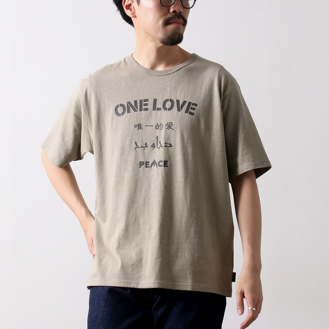GOHEMP（ゴーヘンプ） ワンラブ ワイドフィットTシャツ / ヘンプ オーガニックコットン トップス 半袖 メンズ | GOHEMP | 02