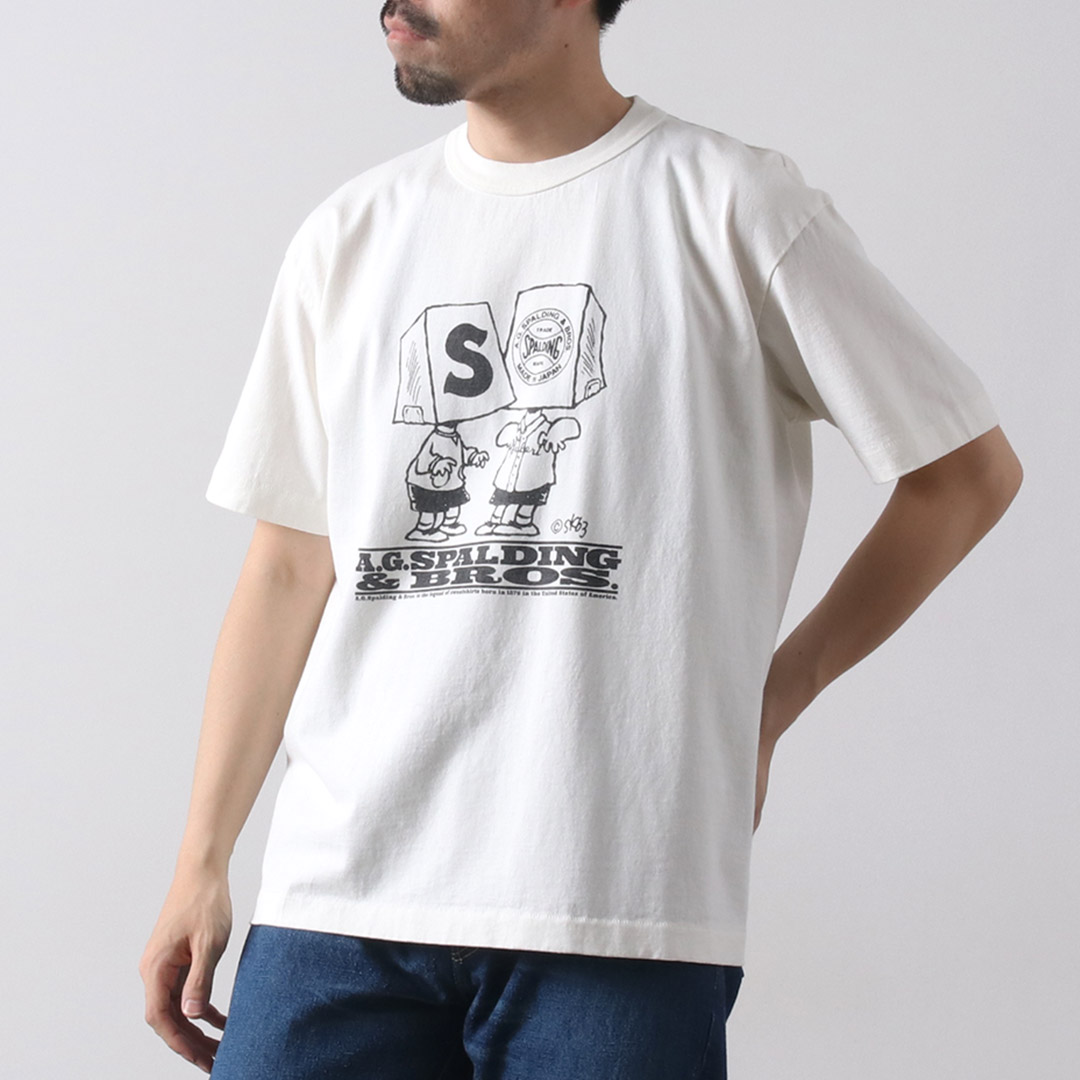 A.G.SPALDING＆BROS（A.G.スポルディング＆ブロス） スケッチブック プリントTシャツ / メンズ 半袖 トップス カットソー | A.G.SPALDING & BROS. | 01