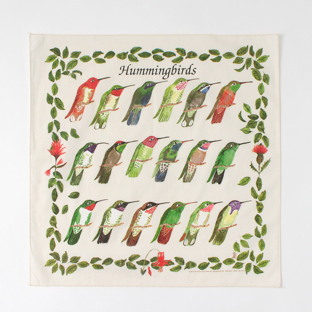 THE PRINTED IMAGE（ザ プリンテッドイメージ） ネイチャープリントバンダナ / ハンカチ 大判 54cm 55cm コットン 綿100 | The Printed Image | 01