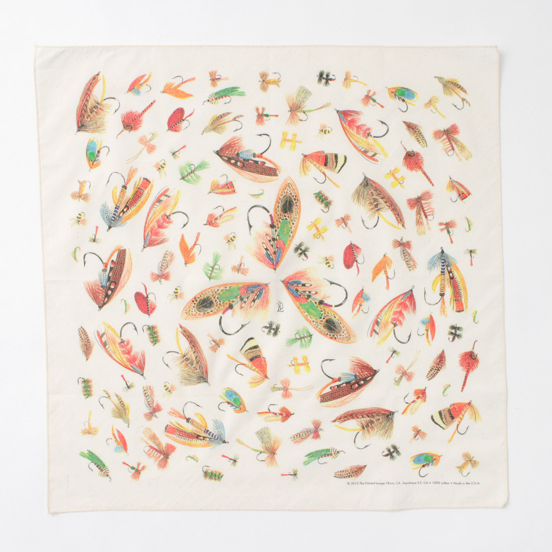 THE PRINTED IMAGE（ザ プリンテッドイメージ） ネイチャープリントバンダナ / ハンカチ 大判 54cm 55cm コットン 綿100 | The Printed Image | 03
