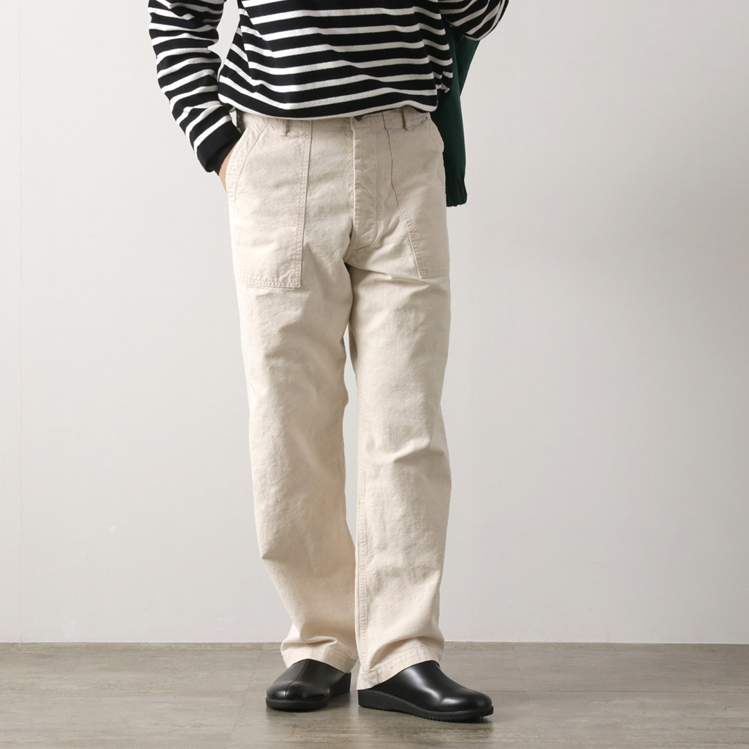 FOB FACTORY（FOBファクトリー） コットンヘンプ ファティーグパンツ / ベイカー ベーカー ファティーグパンツ ワークパンツ メン | FOB FACTORY | 01