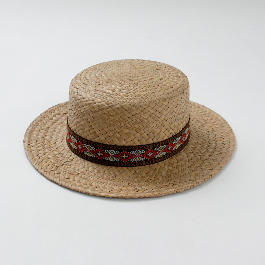 HIGHER（ハイアー） カラー別注 黄草 カンカン帽 / メンズ 帽子 ハンドメイド 日本製 YELLOW STRAW BOATER | HIGHER（ファッション） | 02