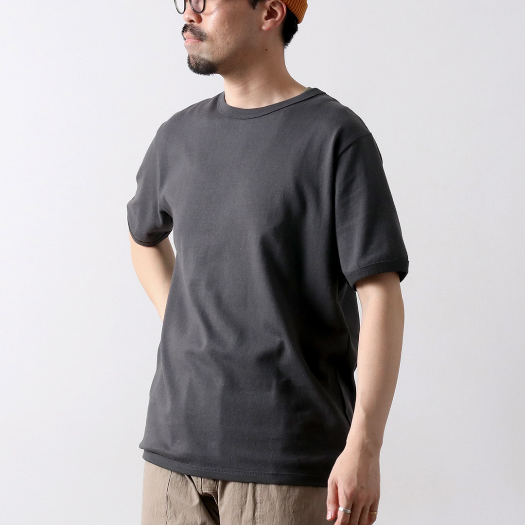 GOHEMP（ゴーヘンプ） 別注 10oz ヘビーウェイト リブTシャツ / ヘンプ オーガニックコットン 半袖 メンズ | GOHEMP | 03