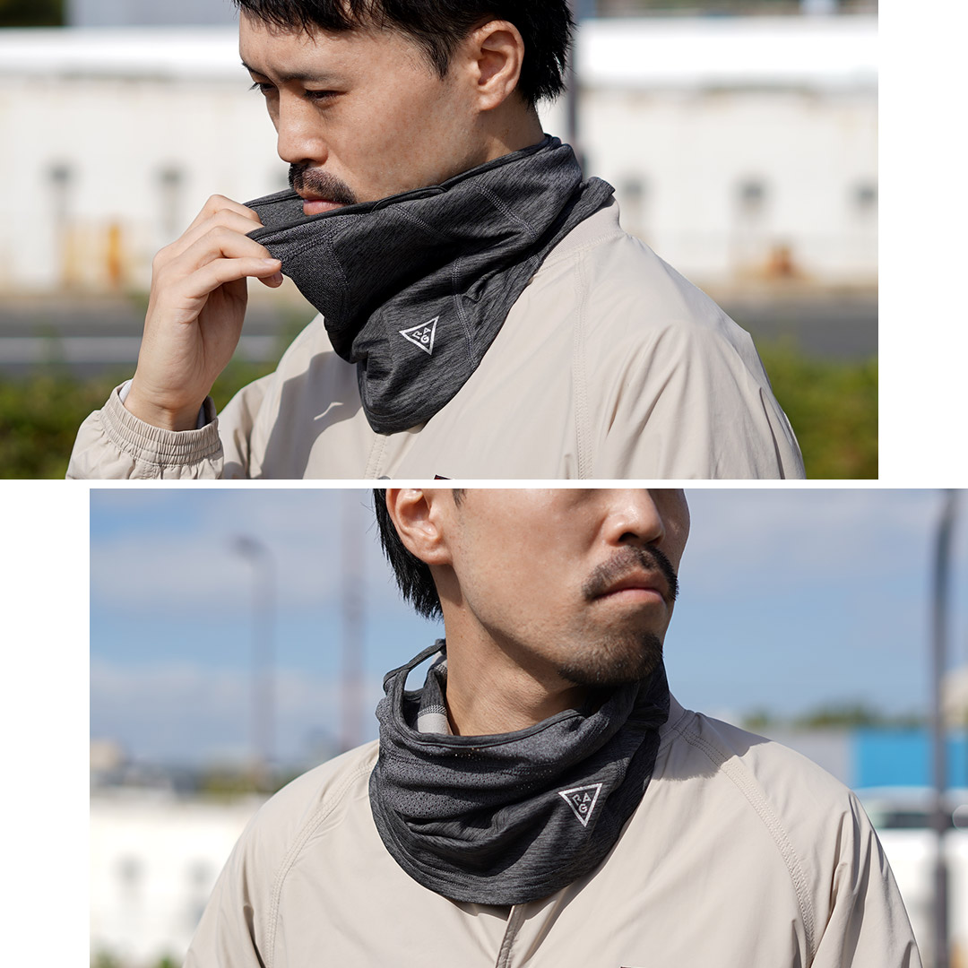RAG（ラグ） ヒートシステム ネックゲイター / 光蓄熱 防風 透湿