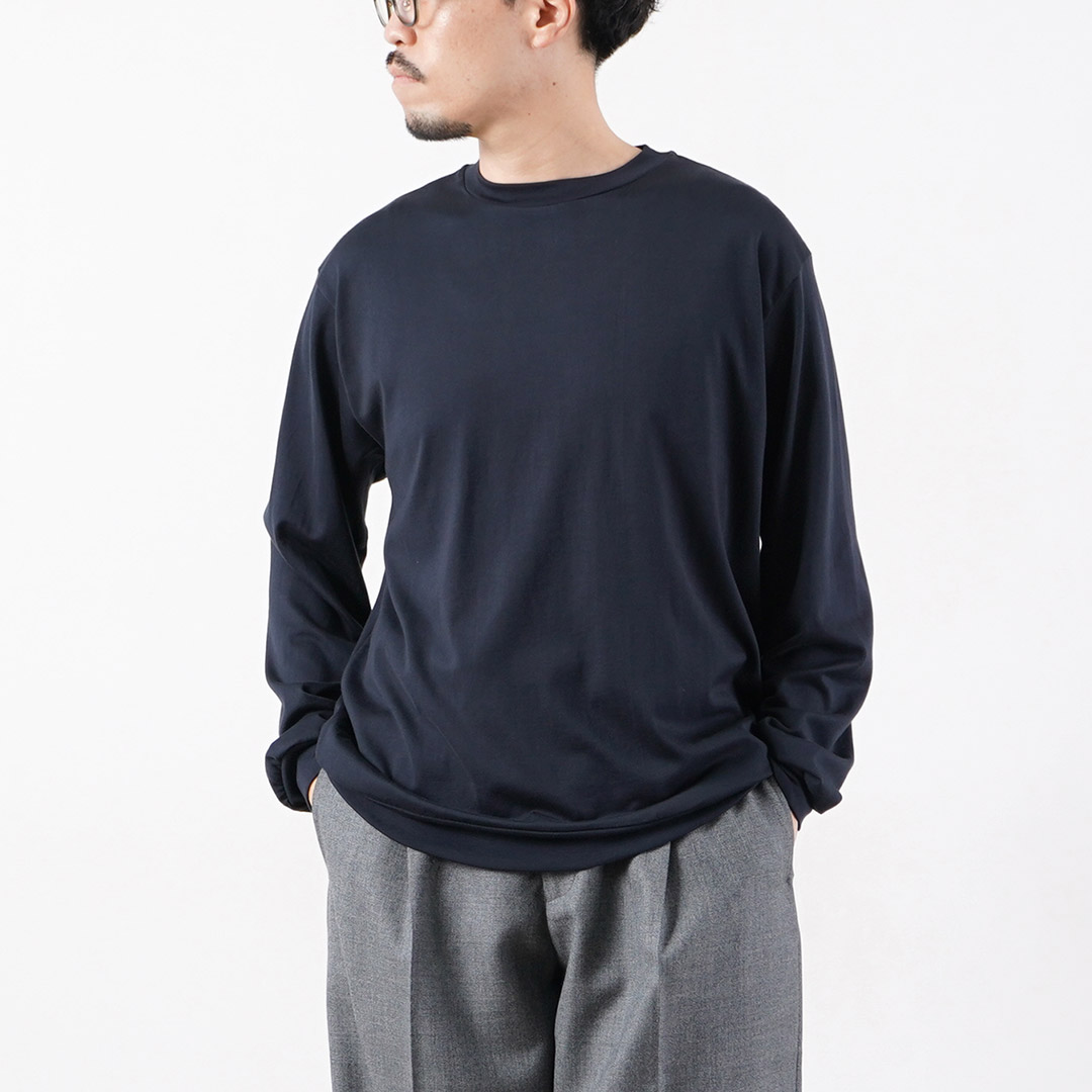 LIFiLL（リフィル） コットニー ロングスリーブTシャツ 日本製 / メンズ 長袖 | LIFiLL | 04
