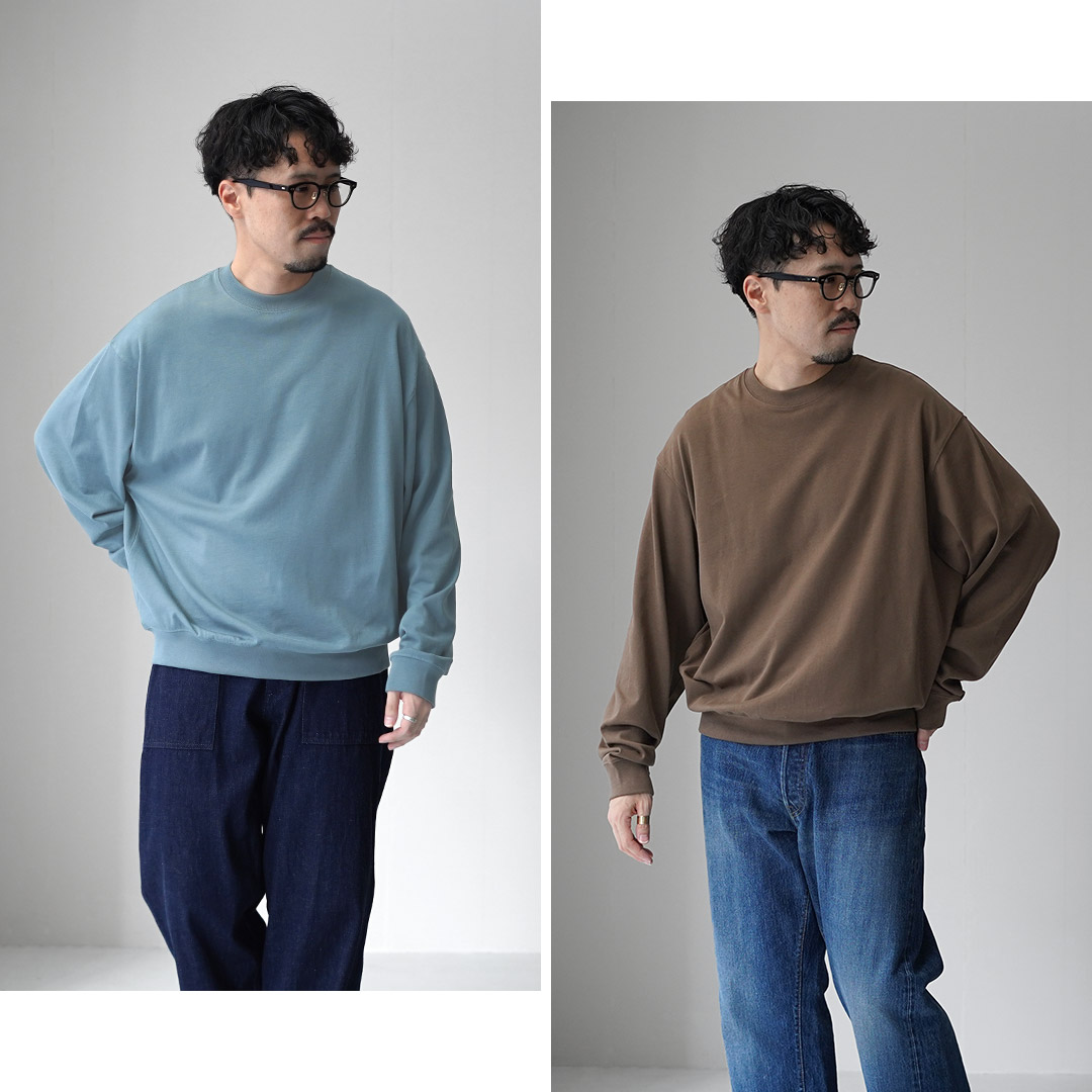 handvaerk（ハンドバーク） 30//- クルーネック ロングスリーブTシャツ