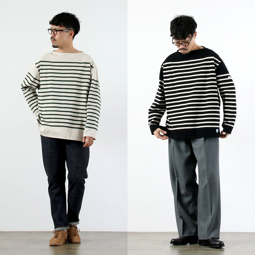 ORCIVAL（オーシバル） リラックスフィット ボートネック ロング