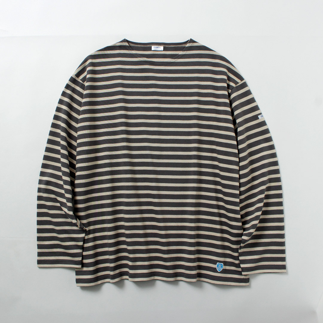 ７枚セット　サイズ１　ORCIVAL オーチバル ストライプ ボーダー 長袖 ORCIVAL（オーシバル） クルーネック ロングスリーブ プルオーバー