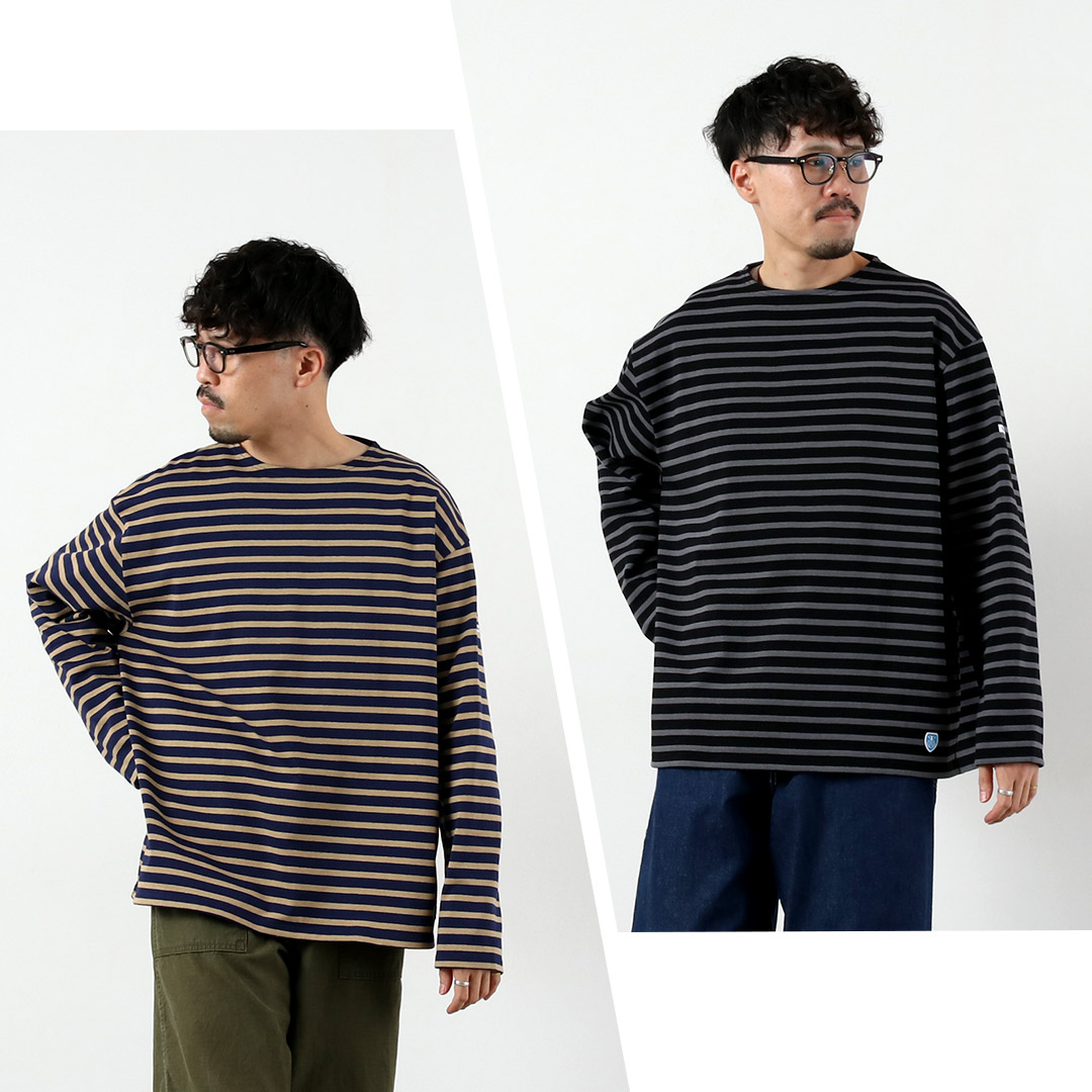 ORCIVAL（オーシバル） クルーネック ロングスリーブ プルオーバー