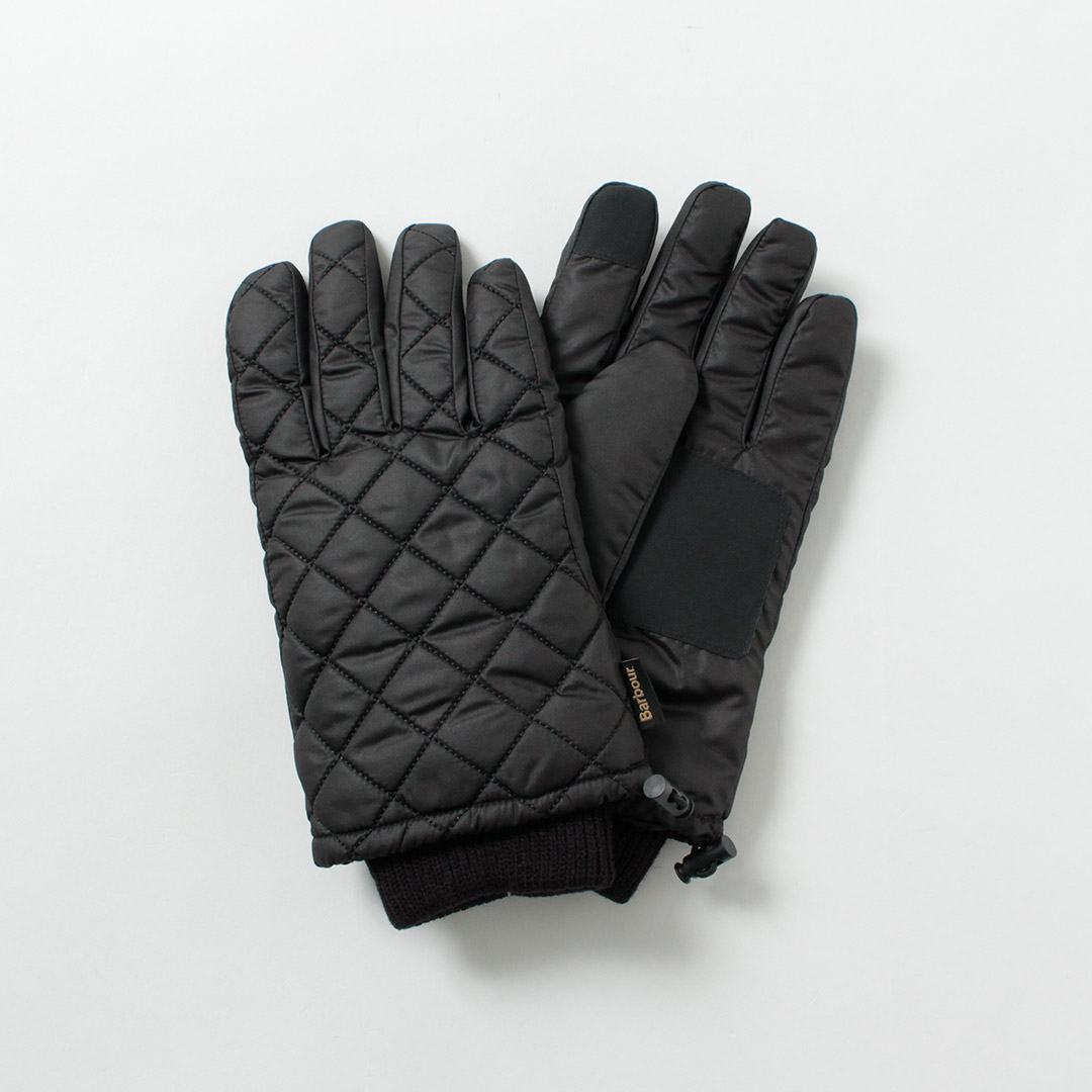 BARBOUR（バブアー） ハーカー ウォータープルーフ グローブ / メンズ 手袋 キルティング 中綿 | Barbour | 02