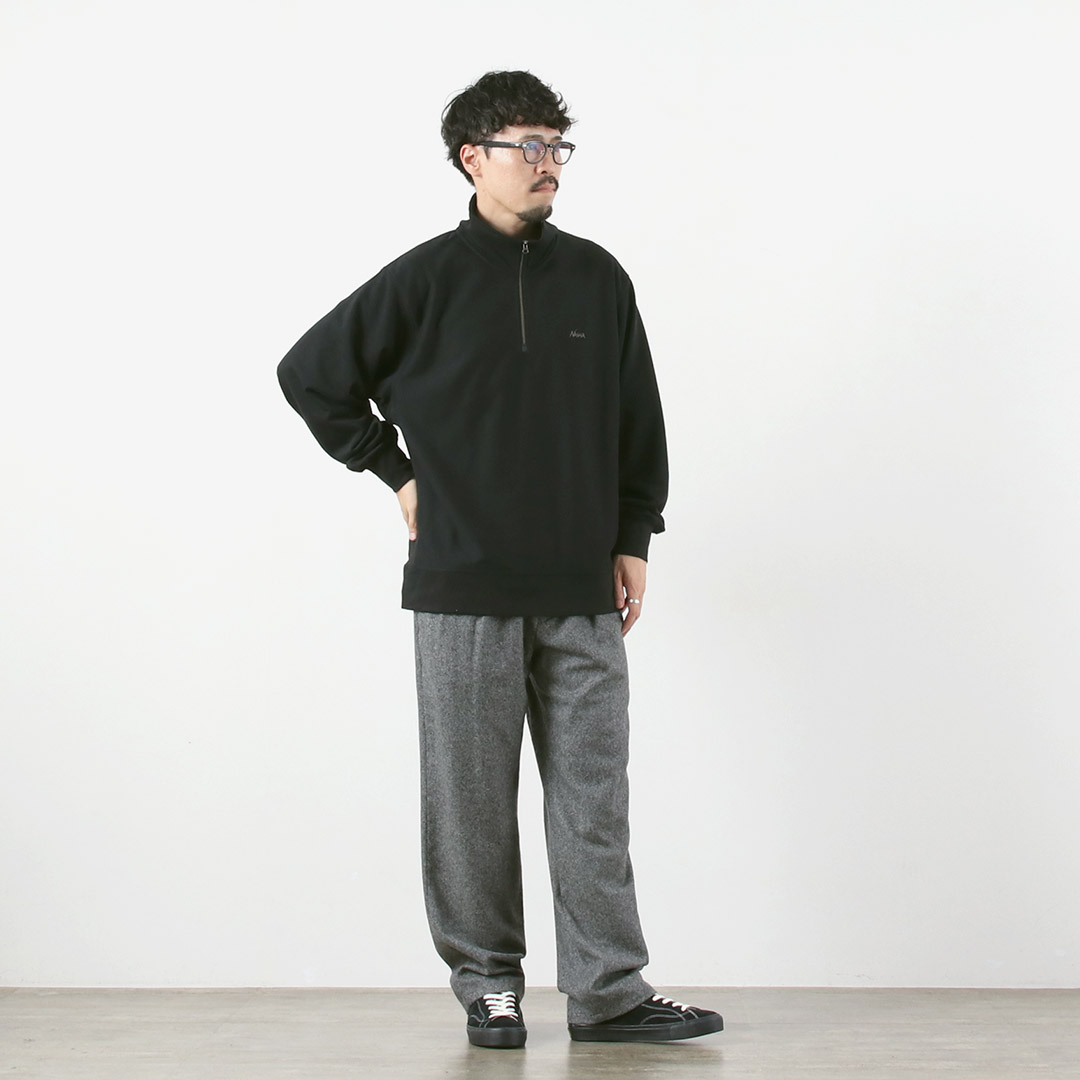 NANGA（ナンガ） ドライミックス テリー ハーフジップ スウェット