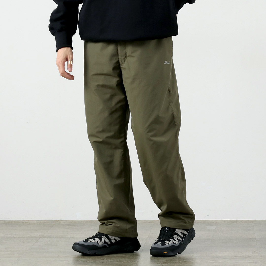 NANGA（ナンガ） ウォーム イージーパンツ / メンズ ナイロン イージーパンツ 総ゴム 撥水 保温 WARM EASY PANTS | NANGA | 01