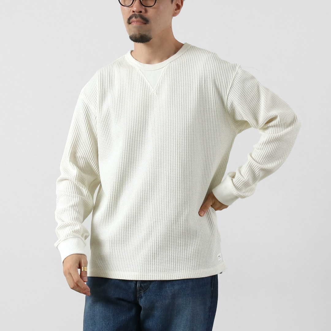 NANGA （ナンガ） エコハイブリッド ワッフル ロングスリーブTシャツ / メンズ 長袖 Tシャツ ロンT サーマル | NANGA | 01