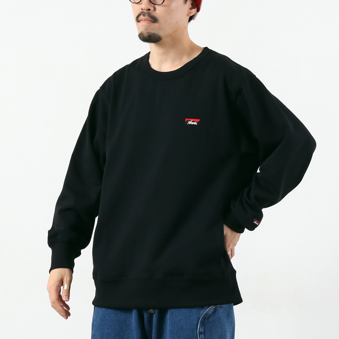 NANGA（ナンガ） エコハイブリッド ミニボックスロゴ刺繍 スウェット / トップス プルオーバー サスティナブル メンズ | NANGA | 03