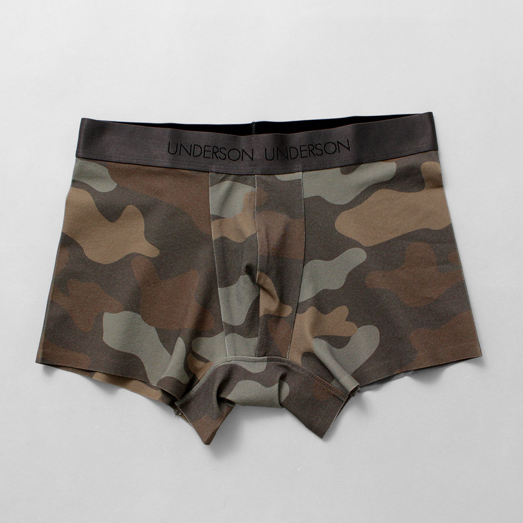 UNDERSON UNDERSON（アンダーソン アンダーソン） カモフラショートボクサー / メンズ 和紙 吸湿速乾 アンダーウェア 下着 | UNDERSON UNDERSON | 02