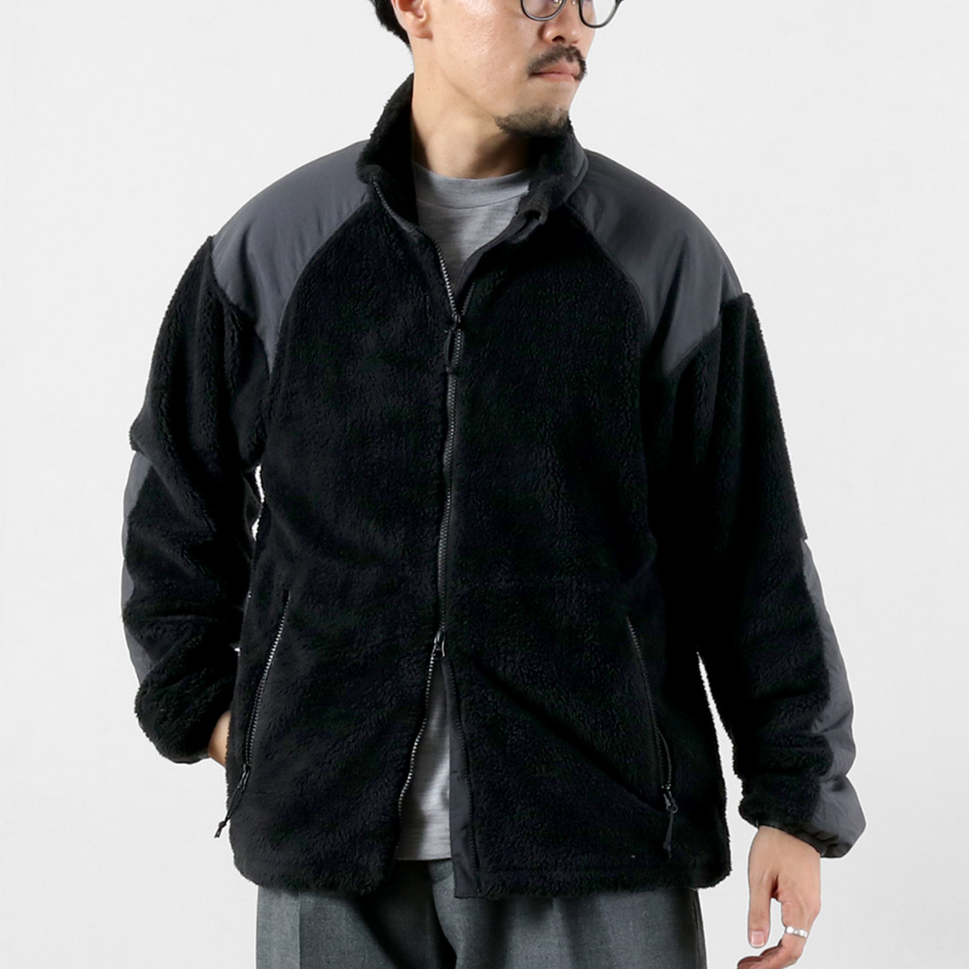 WILDTHINGS（ワイルドシングス） レベル3 シャギージャケット / フリース ブルゾン スタンドカラー ミリタリー 防寒 | WHITE MOUNTAINEERING | 02