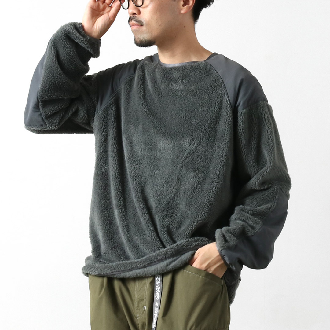 WILDTHINGS（ワイルドシングス） レベル3 シャギークルー / メンズ フリース ラグラン ミリタリー 防寒 ベンチレーション | WILD THINGS | 01