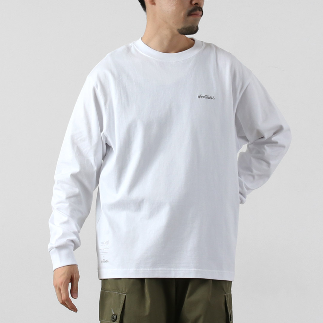 WILDTHINGS（ワイルドシングス） ノワート ハウリングウルフ ロングスリーブTシャツ / メンズ 長袖 ロンT プリント グラフィック | WILD THINGS | 01