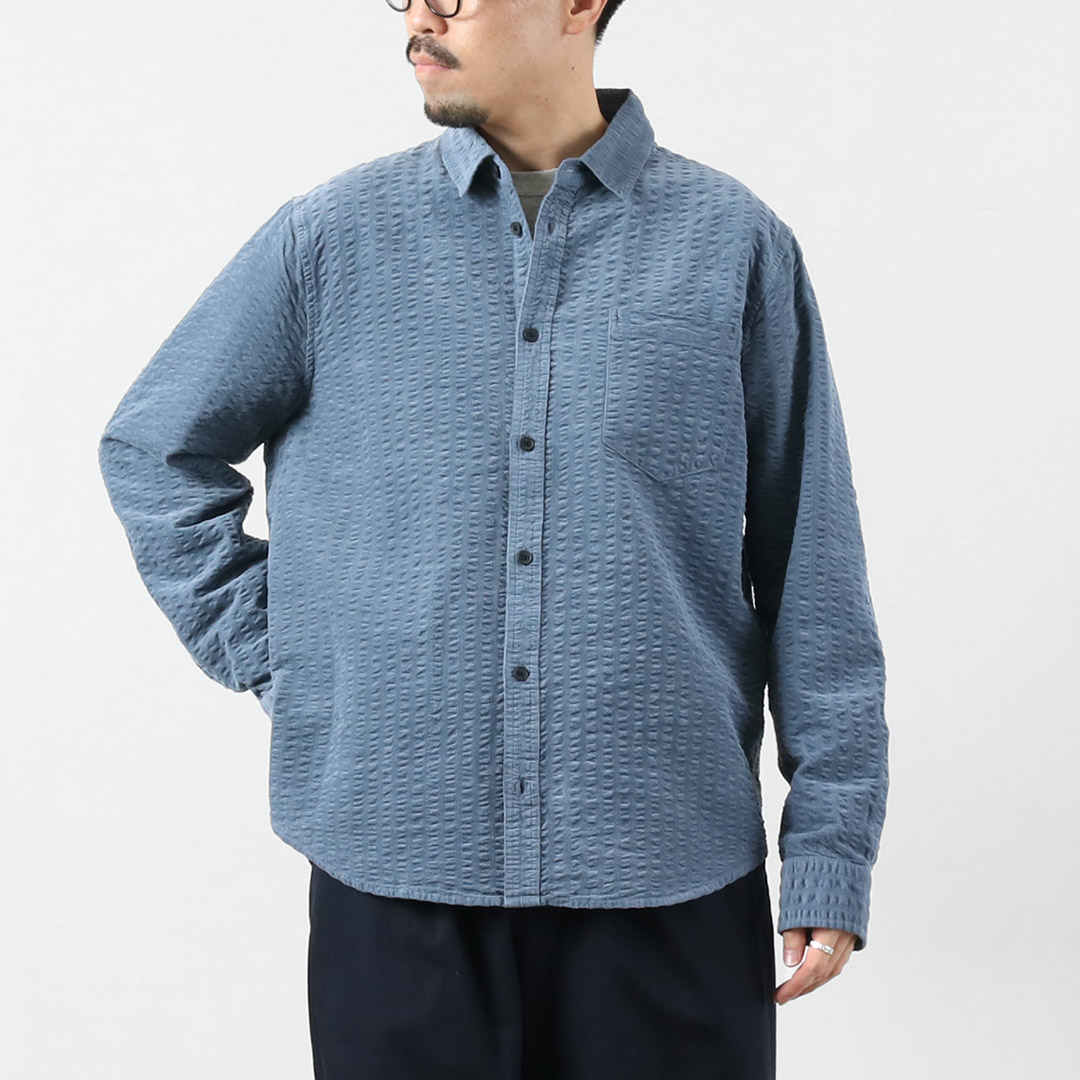 WAX LONDON（ワックスロンドン） シェリーシャツ シアサッカーコード / メンズ トップス コーデュロイ | WAX LONDON | 02