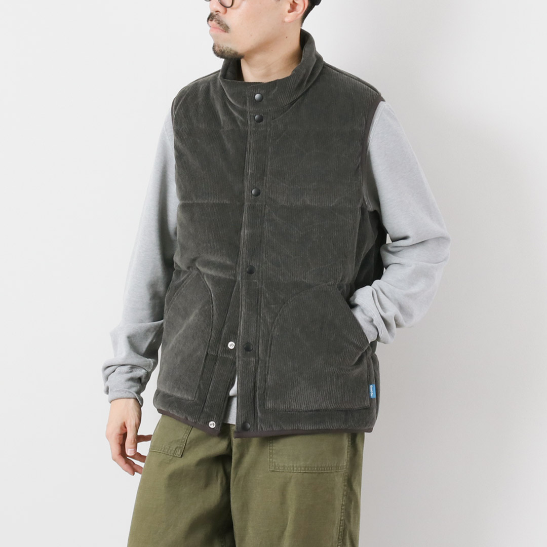 GOOD ON（グッドオン） ニットコーデュロイ ポカポカベスト 光電子 / メンズ 中綿 日本製 | GOOD ON | 02