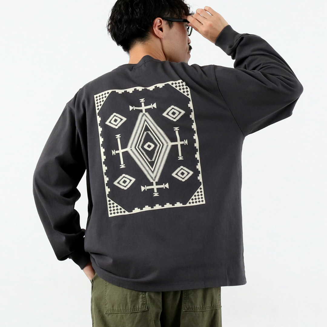 PENDLETON（ペンドルトン） バックプリント ロングスリーブTシャツ / メンズ トップス ロンT 長袖 綿 コットン Print LS Tee | PENDLETON | 01