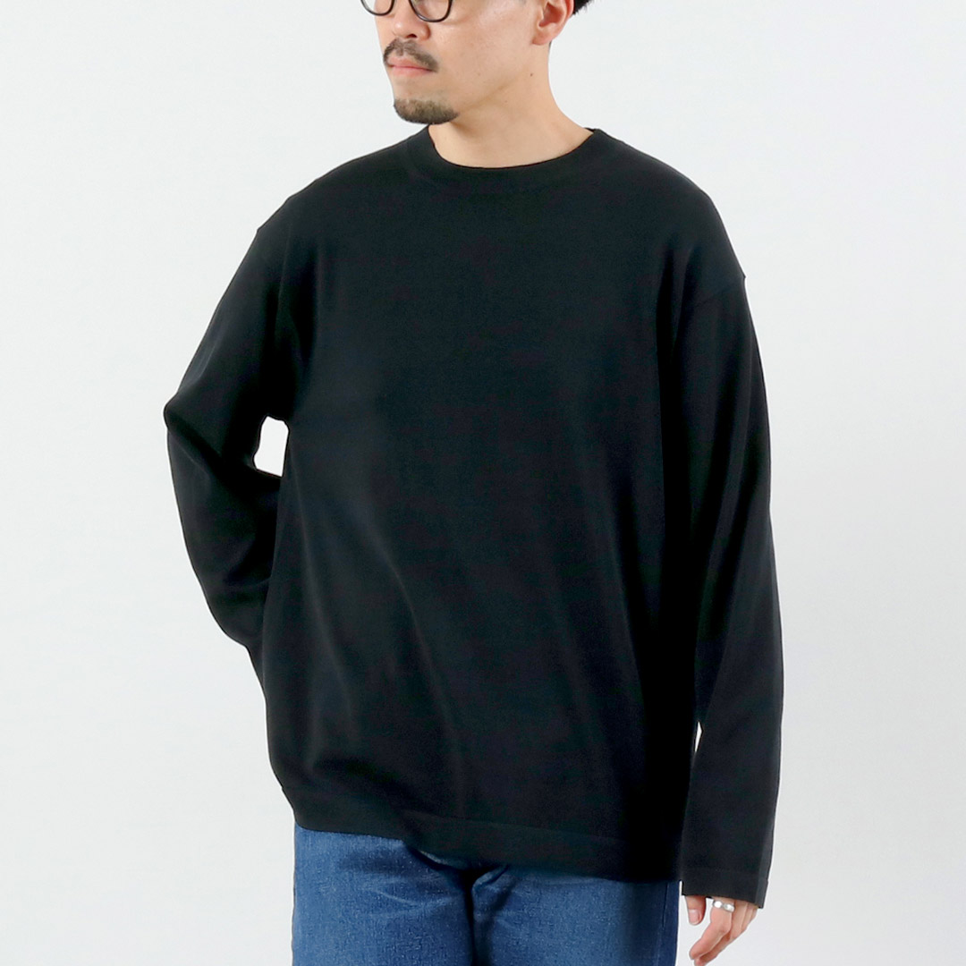 RYE TENDER（ライテンダー） マーサー ロングスリーブ ニットTシャツ / 長袖 メンズ ボーダー コットンニット MERCER L/S TEE | RYE TENDER | 03