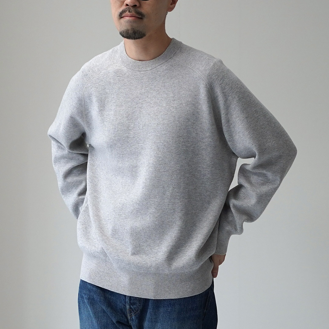 RYE TENDER（ライテンダー） マディソン ニットスウェット / メンズ 長袖 カシミヤ コットン ラグラン MADISON SWEATER | RYE TENDER | 01