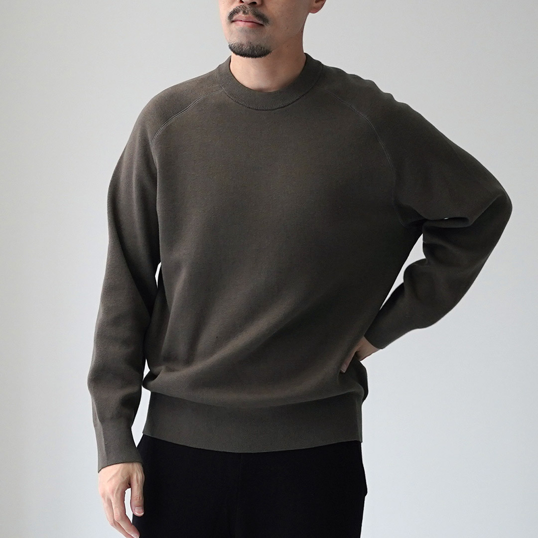 RYE TENDER（ライテンダー） マディソン ニットスウェット / メンズ 長袖 カシミヤ コットン ラグラン MADISON SWEATER | RYE TENDER | 02