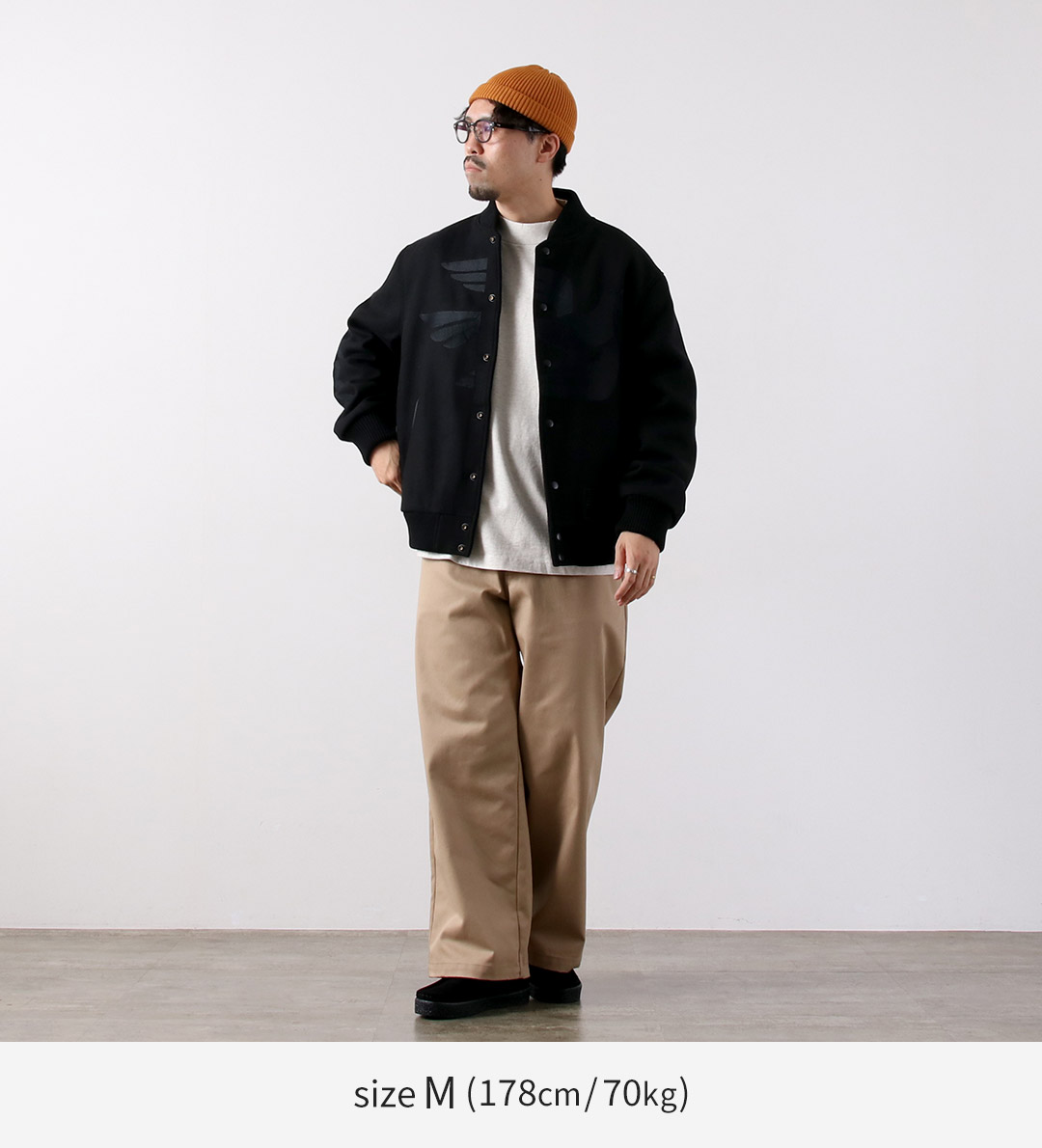 by parra バーシティジャケット レッドXLサイズ Run Sit & Bike